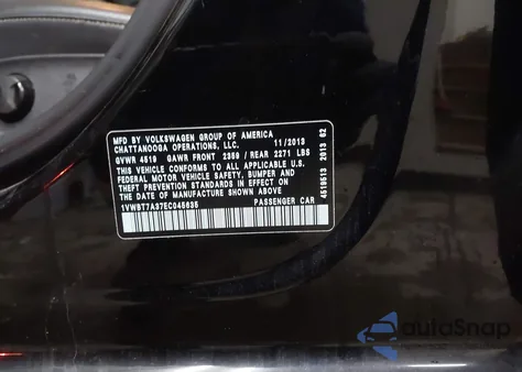 2014 Volkswagen Passat 1.8T Se from USA, damaged, VIN 1VWBT7A37EC045635